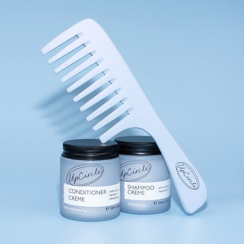 Second Image of The Haircare Duo + Bamboo Wide Tooth Comb