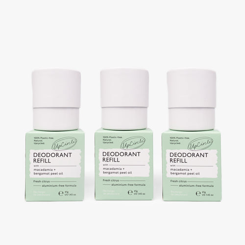 First Image of 3x Deodorant Refills with Macadamia + Bergamot
