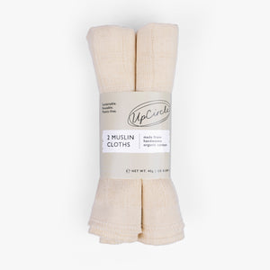 Organic Muslin Face Cloths
