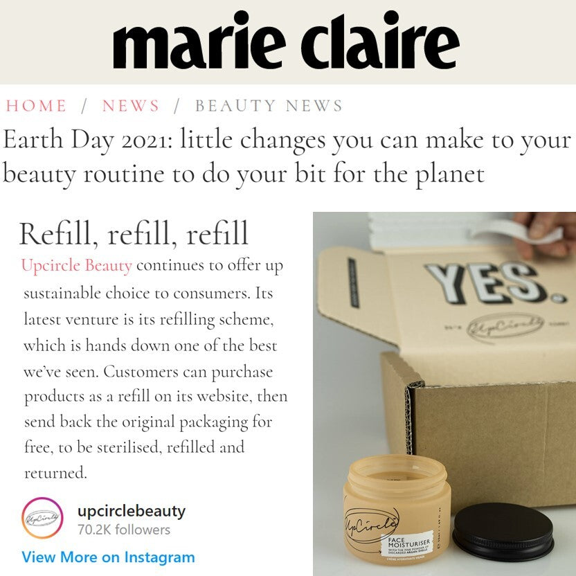 Upcircle Beauty - MARIE CLAIRE- APR 2021