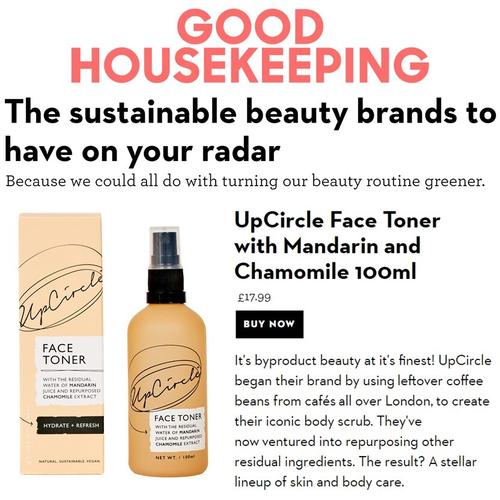 Upcircle Beauty - GOOD HOUSEKEEPING - NOV 2020