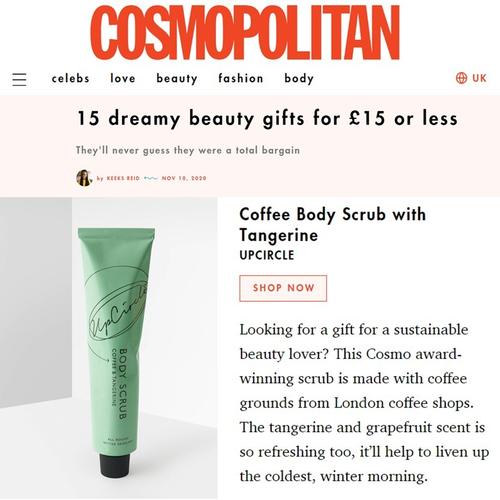 Upcircle Beauty - COSMOPOLITAN- NOV 2020