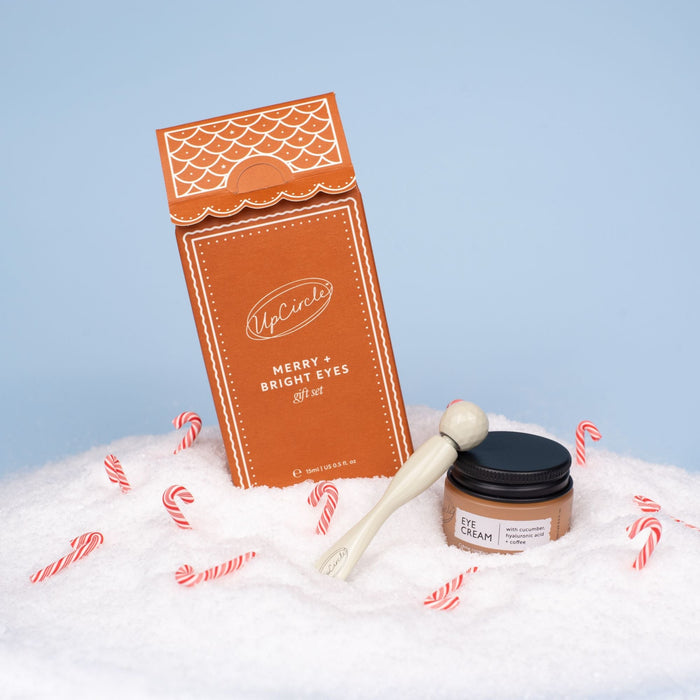 product image-11,UpCircle Merry + Bright Eyes Gift Set: Merry + Bright Eyes Gift Set in a festive lifestyle setting