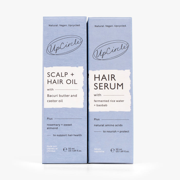 small product image-2,Two UpCircle's hair care product boxes on a white background