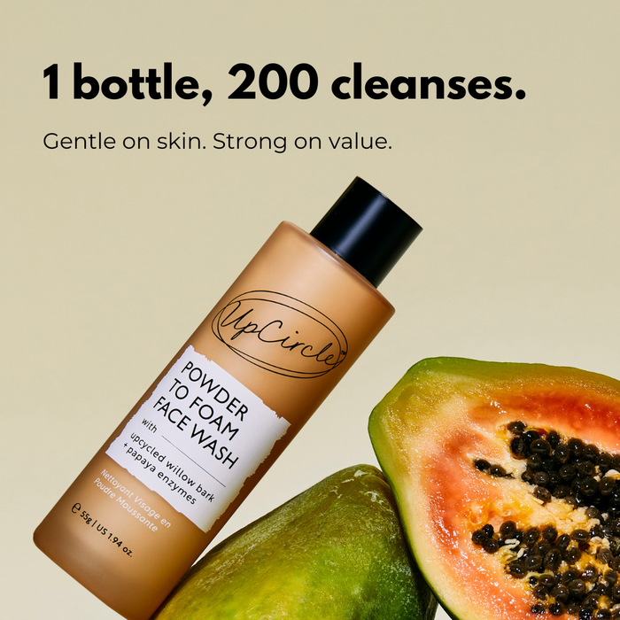 small product image-5,Powder to Foam Face Wash with Willow Bark + Papaya Enzymes